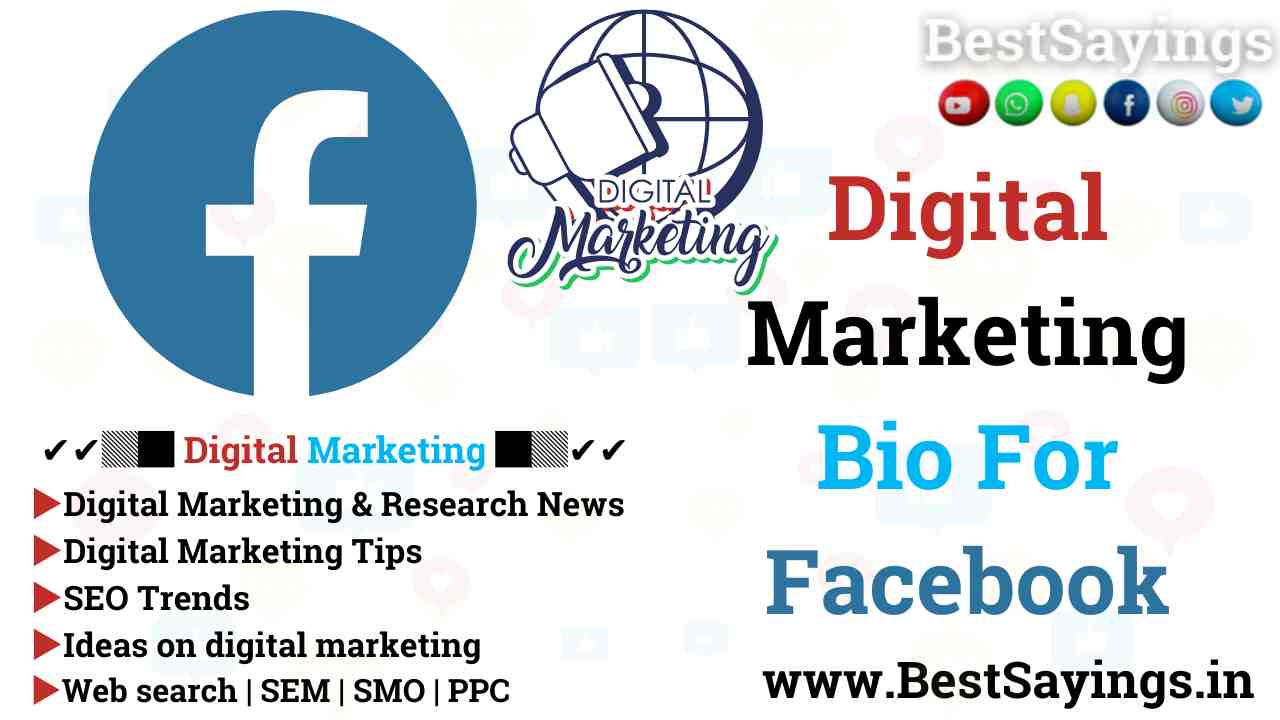Digital Marketing Bio For Facebook